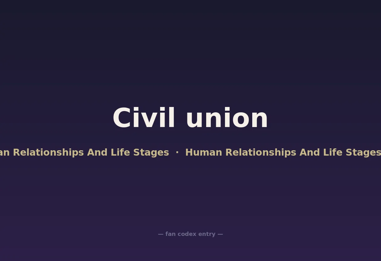Civil union