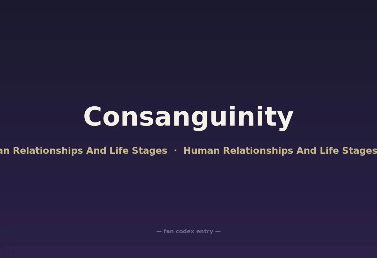 Consanguinity
