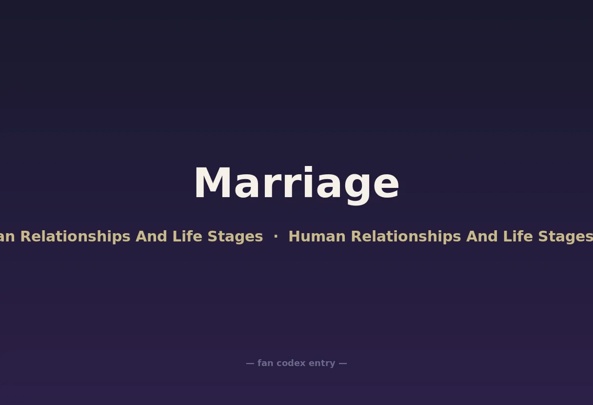 Marriage